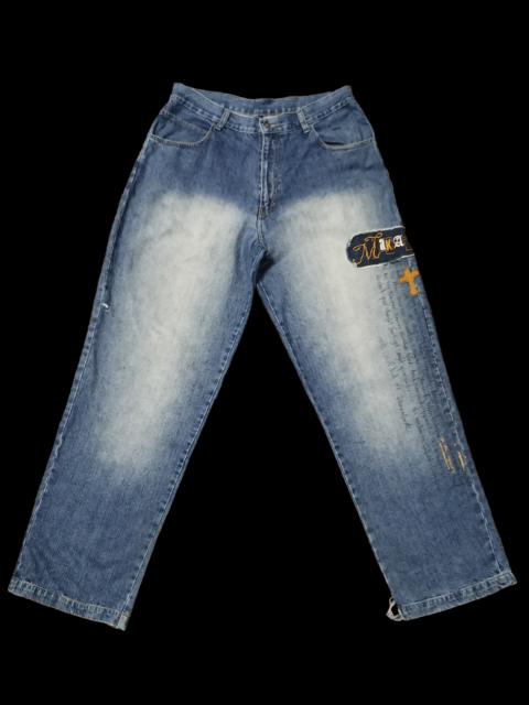 Other Designers Distressed Denim - Makaveli Distressed Denim With CROSS ✝️