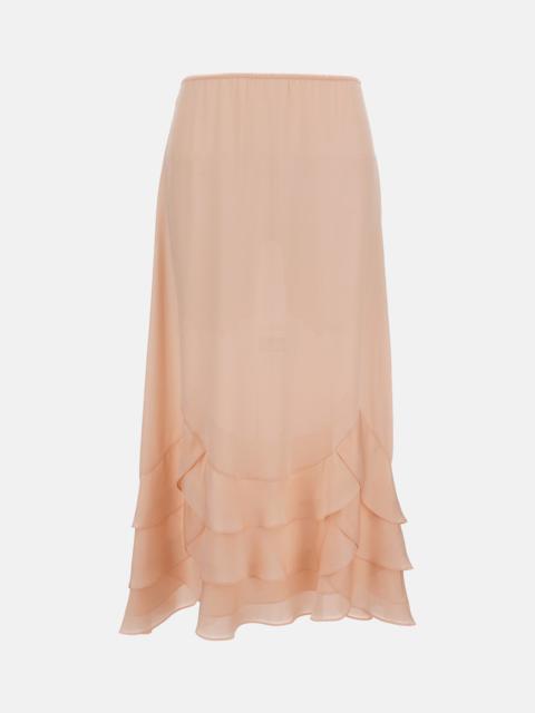 Simone Rocha Simone Rocha Women Tiered Scalloped Hem Skirt