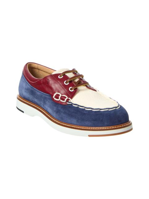 Tod's TOD’s Leather & Suede Boat Shoe