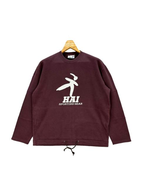 Other Designers RARE🔥 Hai Sporting Gear Big Logo Pullover Sweater #1295-54