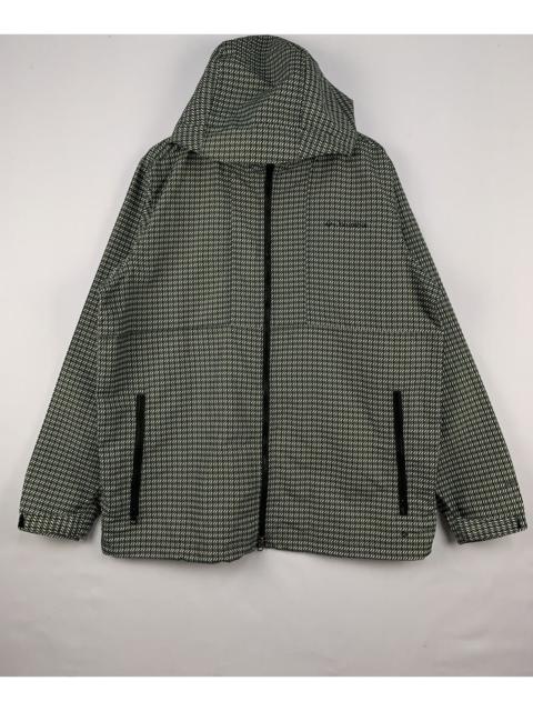 Other Designers Columbia Windbreaker Hoodie Black White Extra Large