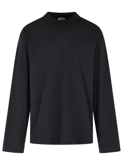 Dries Van Noten Dries Van Noten 'Heger' Black Cotton T-Shirt Men