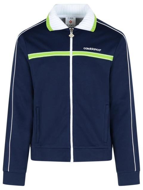 CASABLANCA Casablanca Navy Viscose Blend Sweatshirt Men