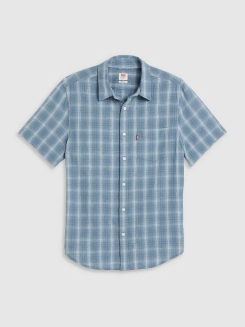 Levi's SHORT SLEEVE SUNSET COTTON LINEN ONE POCKET SHIRT