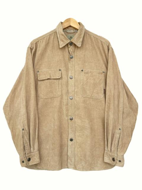 Other Designers Japanese Brand - Vintage Posh Boy Corduroy Button Up Beige Shirt