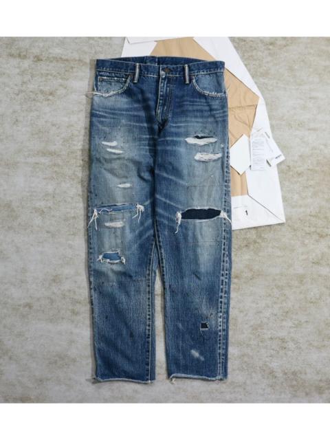 visvim VISVIM Journeyman Pants (Tacked Crash) – Distressed Denim