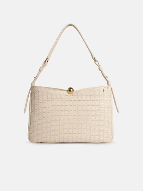 FURLA CREAM LEATHER LARGE 'SFERA SOFT' BAG