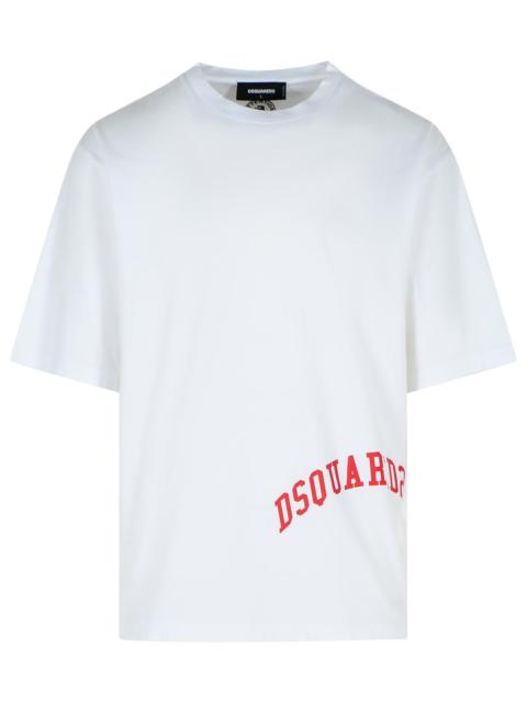 DSQUARED2 Dsquared2 Cotton Polo Shirt White Men