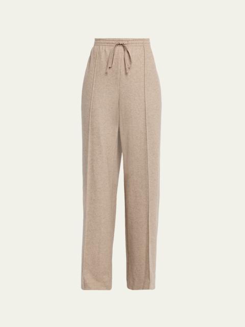 Vince Mid-Rise Wool-Blend Drawstring Pants