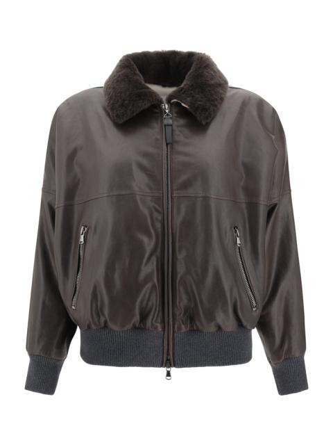 Brunello Cucinelli Leather Jacket