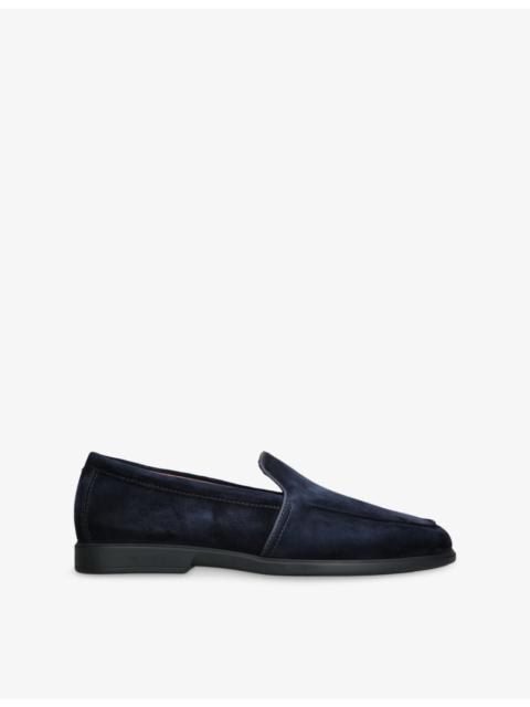 Santoni Malibu Suede Loafers