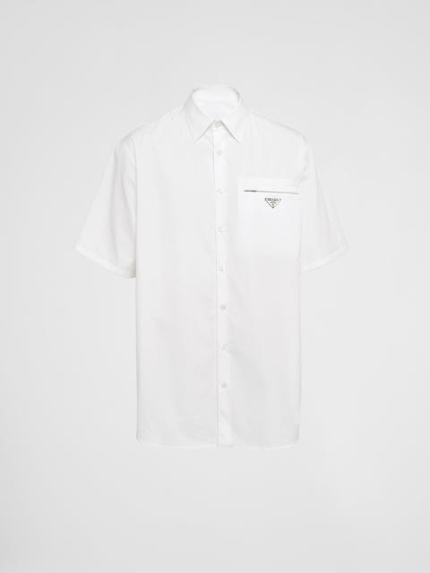 Prada Short-sleeved cotton shirt