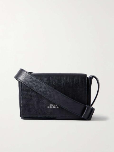 Meshi Mini Textured-Leather Shoulder Bag