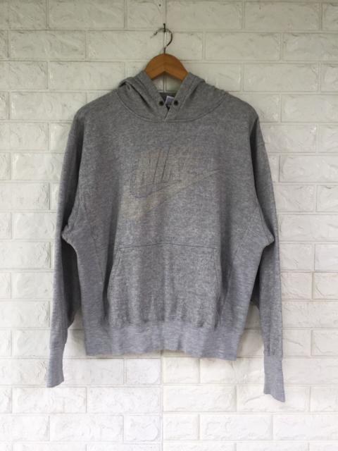Vintage Grey Tag Nike Hoodies Sweatshirt Big Logo