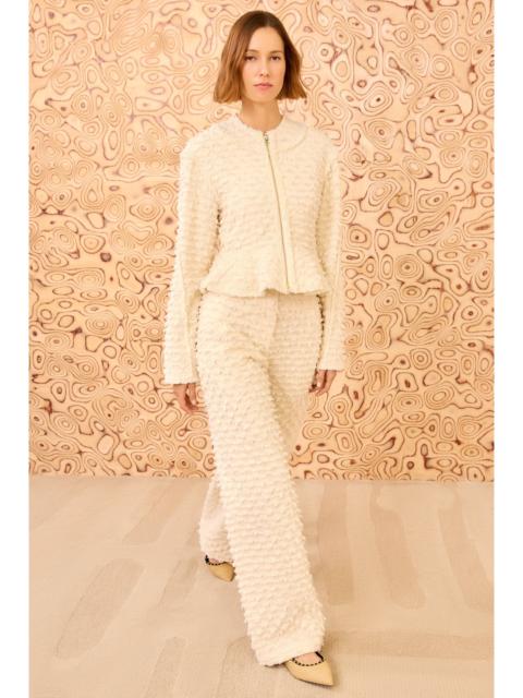 ULLA JOHNSON Rosalind Zip Peplum Jacket