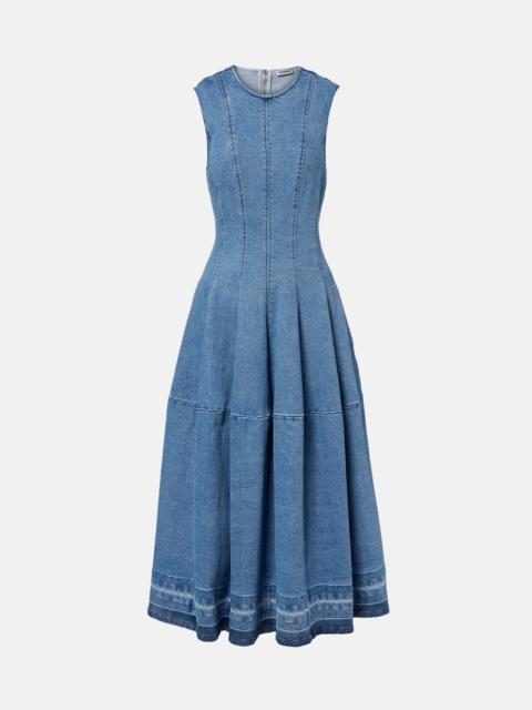 SIMKHAI Bowen denim maxi dress