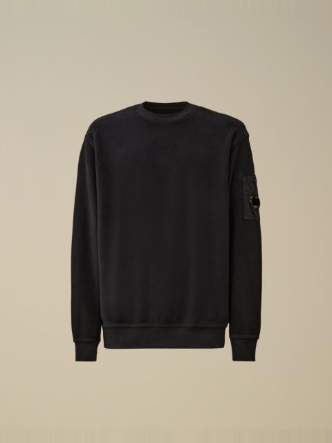 C.P. Company Brushed Emerized Diagonal Fleece Crewneck Sweatshirt
