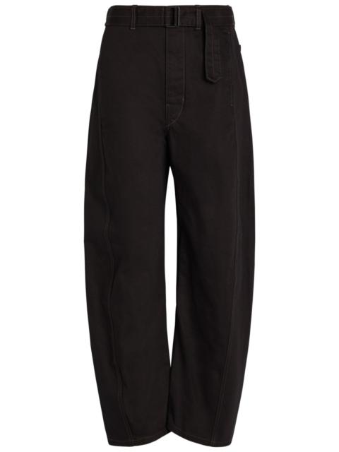 Lemaire Lemaire Belted Barrel-leg Jeans