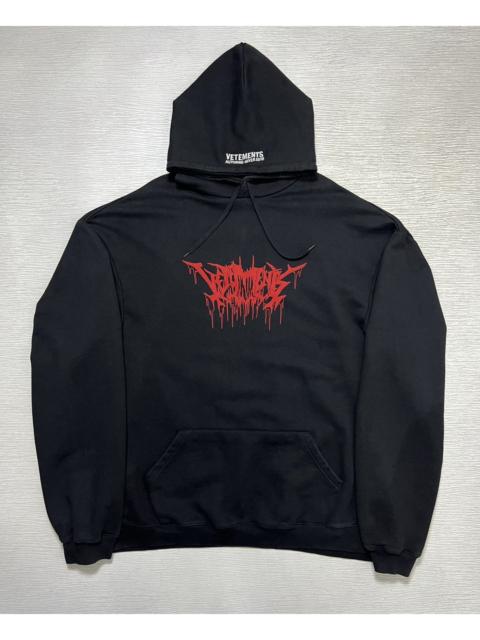 VETEMENTS Vetements - F/W 18 - Metal Tour Hoodie