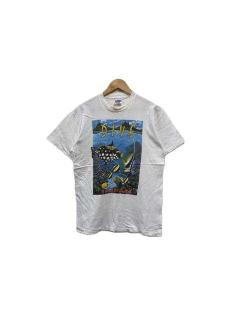 Vintage 90s dive saipan tshirt