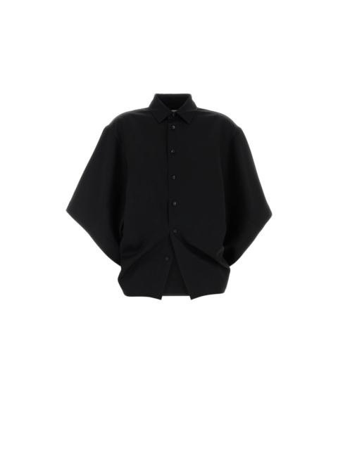 Bottega Veneta BOTTEGA VENETA Black Twill Oversize Shirt New & Authentic (W