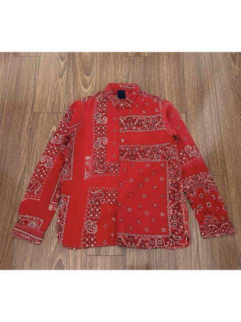 visvim VISVIM ICT LONG RIDER SHIRT BANDANA floral long sleeve shirt