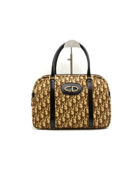 Christian - Christian Dior Fabric Oblique Dome Tote Bag