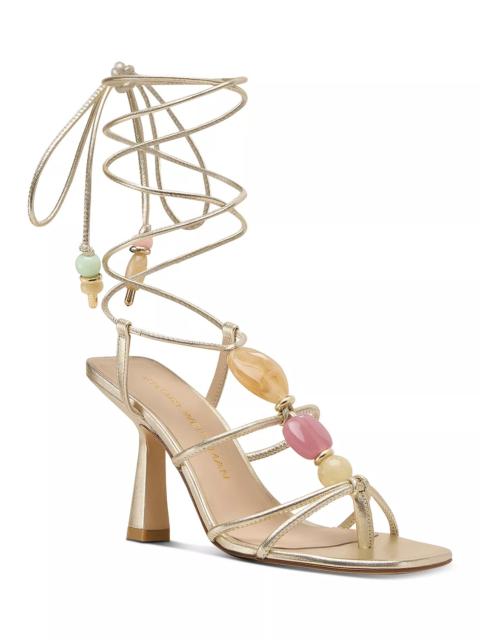Stuart Weitzman Women's Majorca Wrap Strappy High Heel Sandals