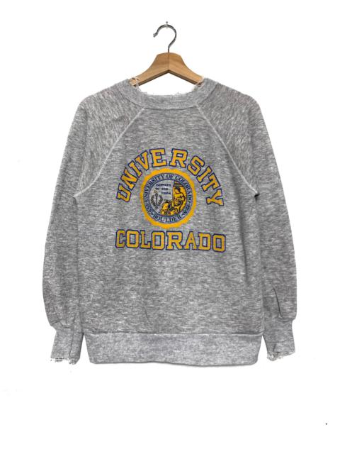 Other Designers Vintage - Vintage Distressed University Colorado Crewneck Sweatshirt