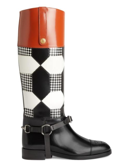 GUCCI Zelda Horsebit Harness Boot