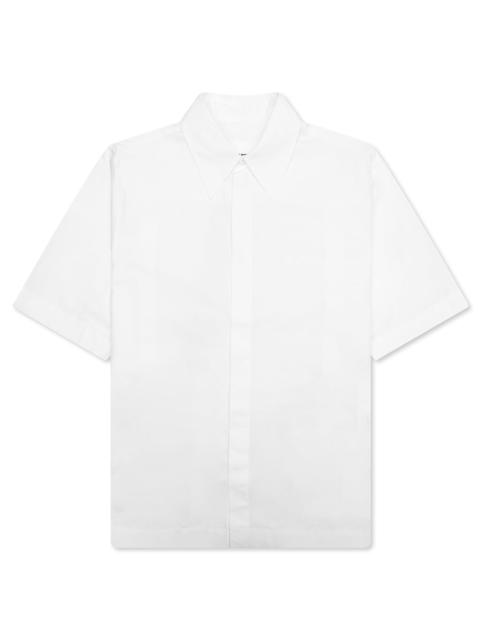 Jil Sander HEAVY ORGANIC COTTON POPLIN SHIRT 131 - OPTIC WHITE