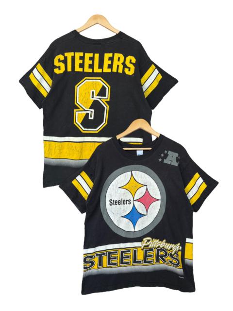 Other Designers Vintage 90s Pittsburgh Steelers NFL Distressed Shirt