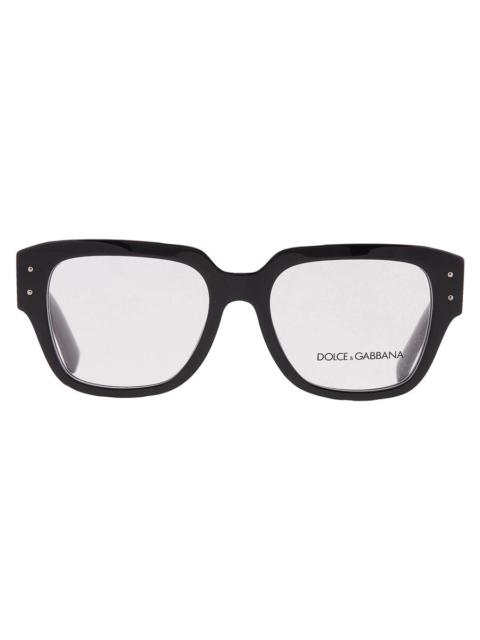 Dolce & Gabbana Dolce and Gabbana Demo Square Men's Eyeglasses DG3405 501 54