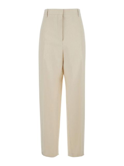 Dries Van Noten Dries Van Noten Women Beige 'Pilar' Pants With Side Pockets For Men