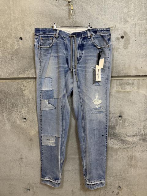 Greg Lauren Greg Lauren Distressed Denim 34 Lounge Pants