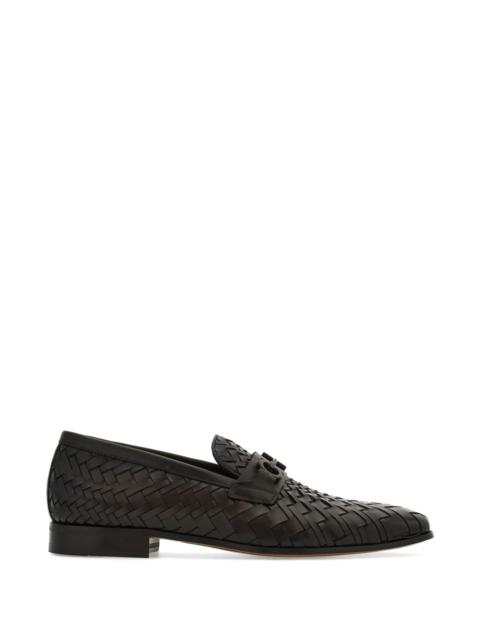 FERRAGAMO Ferragamo Moccasin With Braid Gancini Ornament