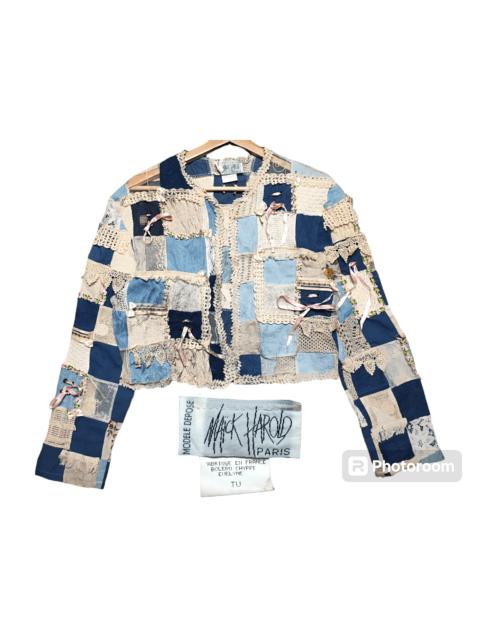 Other Designers Designer - Rick Harold Net Flower Vintage Crop Top