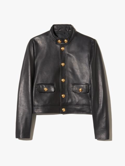 NILI LOTAN HADLEY LEATHER CROPPED JACKET