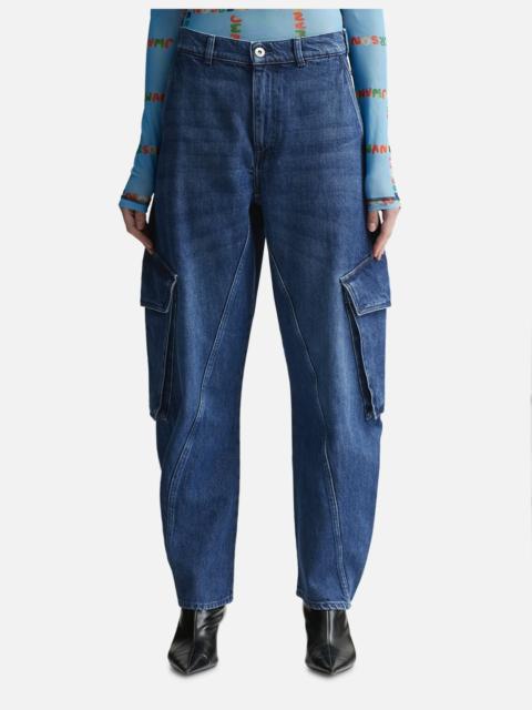 JW Anderson TWISTED CARGO DENIM JEANS