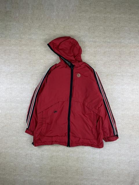 Other Designers Vintage NIKE Stripes Side Tape Big Spellout Hoodie Jacket