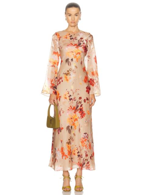 Aje. Zara Gathered Midi Dress | REVERSIBLE