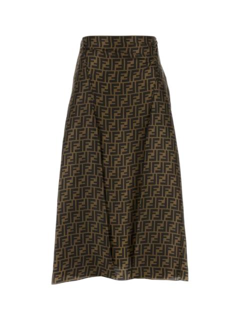 FENDI Fendi Women Embroidered Silk Skirt
