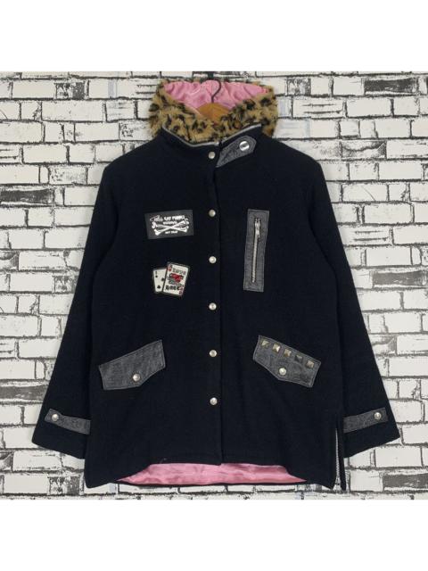 Other Designers Other - Hell Cat Punks Wool Jacket
