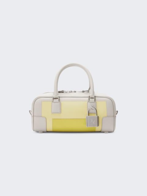 Loewe Amazona 23 Cropped Square Bag Pale Grey And Light Citrine