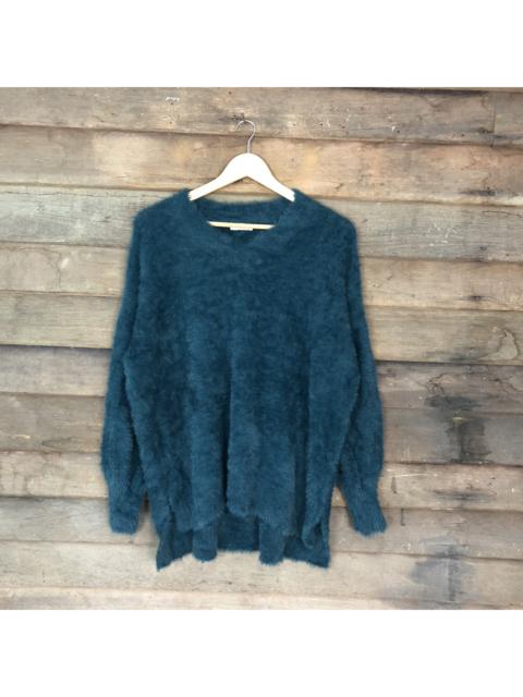 Other Designers City Streets - Earth Music Economy Shag Shaggy Fur Mohair Knitwear #7030