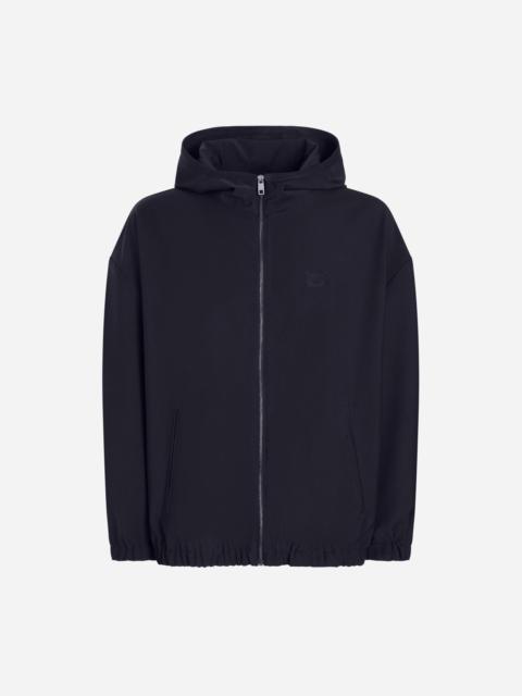 Dolce & Gabbana Hooded woolen jacket with tag