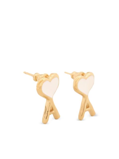 AMI Paris Ami Paris Gold Earrings Men