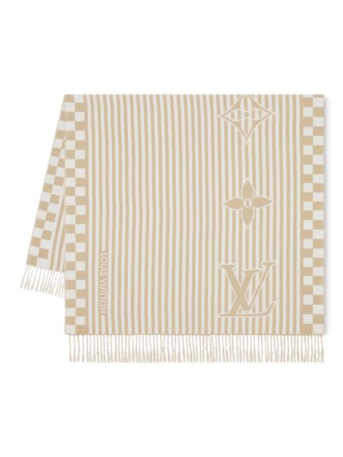 LV Graphical Beach Blanket