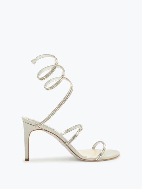 RENE CAOVILLA Cleo Grey Sandal 80