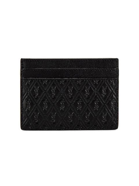 SAINT LAURENT All Over Monogramme Cardholder
